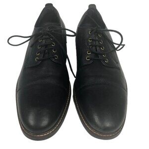 COLE HAAN Men's Oxford Black Shoes US 10-1/2 M C26150 Grand OS Leather Cap Toe